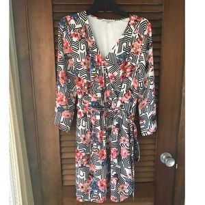 Daniel Rainn Faux Wrap Tunic/Dress